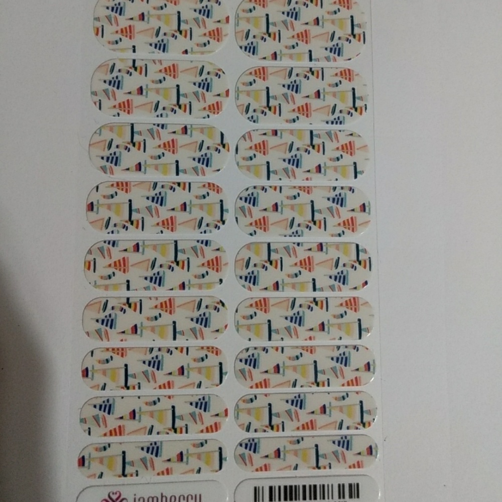 Jamberry Stylebox Exclusive sailboat nail wraps